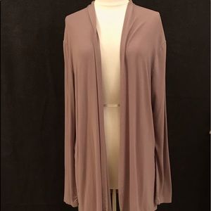 Taupe colored cardigan